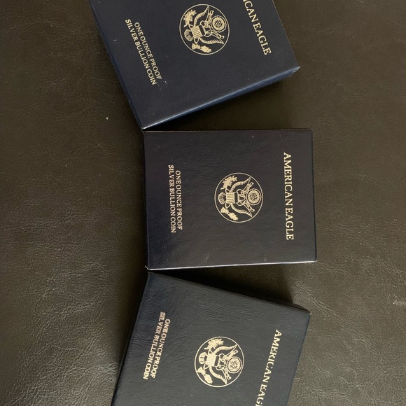 Silver American Eagle One Ounce Proof Bullion Coin,1994,1995,1997 - Picture 8 of 8